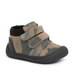 Kids Woden Tristan Suede - Green Camouflage