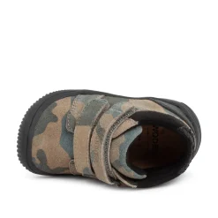 Kids Woden Tristan Suede - Green Camouflage