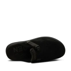 Women Woden Vega Clog Suede - Black