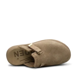 Women Woden Vega Clog Suede - Silver Mink