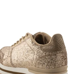 Women/Kids Woden Ydun Glitter Plateau - Coffee Cream