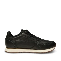 Women Woden Ydun Leather Zipper - Black