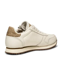 Women Woden Ydun Leather Zipper - Blanc De Blanc