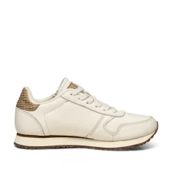 Women Woden Ydun Leather Zipper - Blanc De Blanc