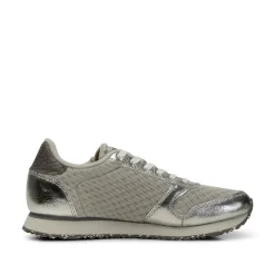 Women Woden Ydun Metallic Zipper - Sea Fog Grey