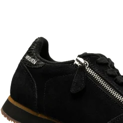 Women Woden Ydun Suede Zipper - Black