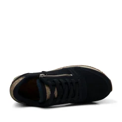 Women Woden Ydun Suede Zipper - Dark Navy